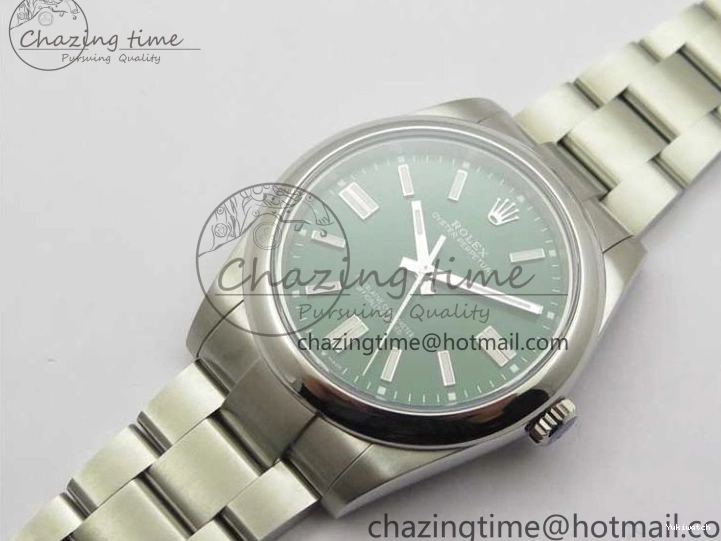 Best 124300 Bracelet Maker BP Green on SS Edition Oyster Dial 41mm Perpetual 0522